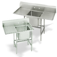 One Compartment Deep Drawn Sinks