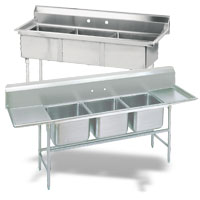 Three Compartment Snks