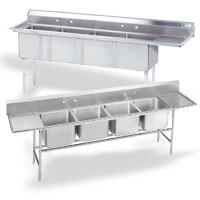 Four Compartment Snks