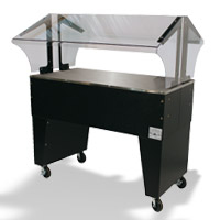 Cold Solid Top Buffet Tables With Open Base