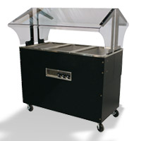 Cold Pan Buffet Tables With Solid Base