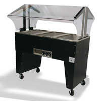 Hot Buffet Tables with Open Base