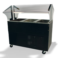 Mechanically Asst. Cold Pan Buffet Tables With Solid Base