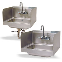 Hand Sinks with Side Splashes