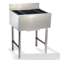 18" Wide 7-Circuit Cold Plate Ice Bins