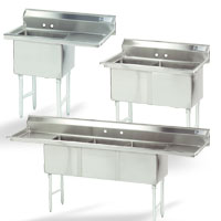 Fabricated Compartment NSF Sinks