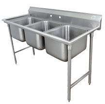 Advance Tabco 3 Compartment Sinks