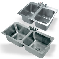 2 Compartment Drop-In Sinks