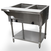 Electric Sealed Hot Food Tables with Undershelf