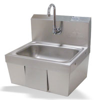 Hands-Free Push Operated Hand Sink