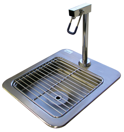 Advance Tabco DI-1-9 — Drop-In Sink, 4"H, 20-ga stainless steel